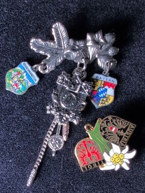 Tirol & Neuschwanstein Austria Souvenir Pin Collection